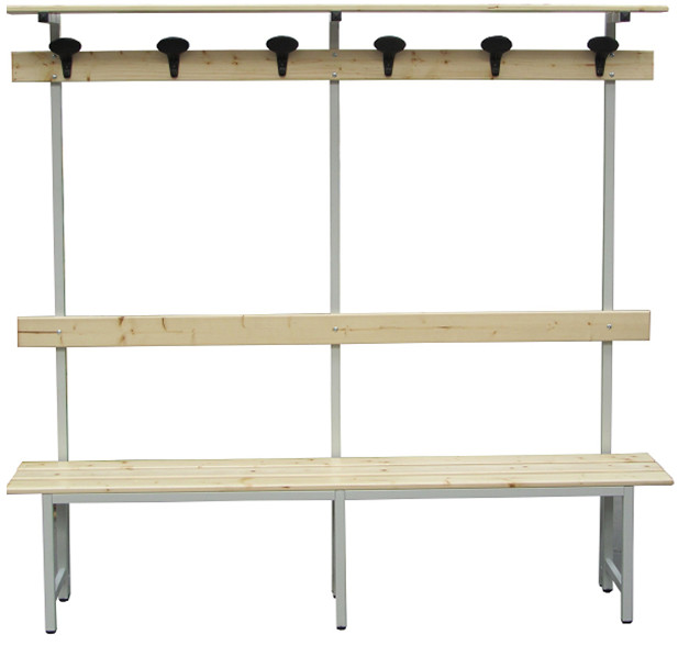 PANCA CON DOGHE IN LEGNO FORNITA SMONTATA